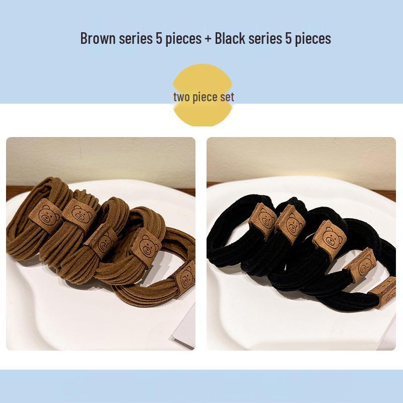 Koreanischer minimalistischer Haargummi - Stilvolles Gummiband für Mädchen & Kinder, Trendiges Haaraccessoire