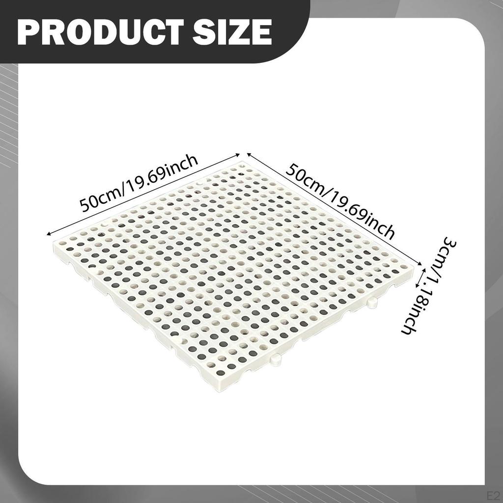PP Palette Atmungsaktives Gitter Bodenbelüftungspad für Kellerlagerung
