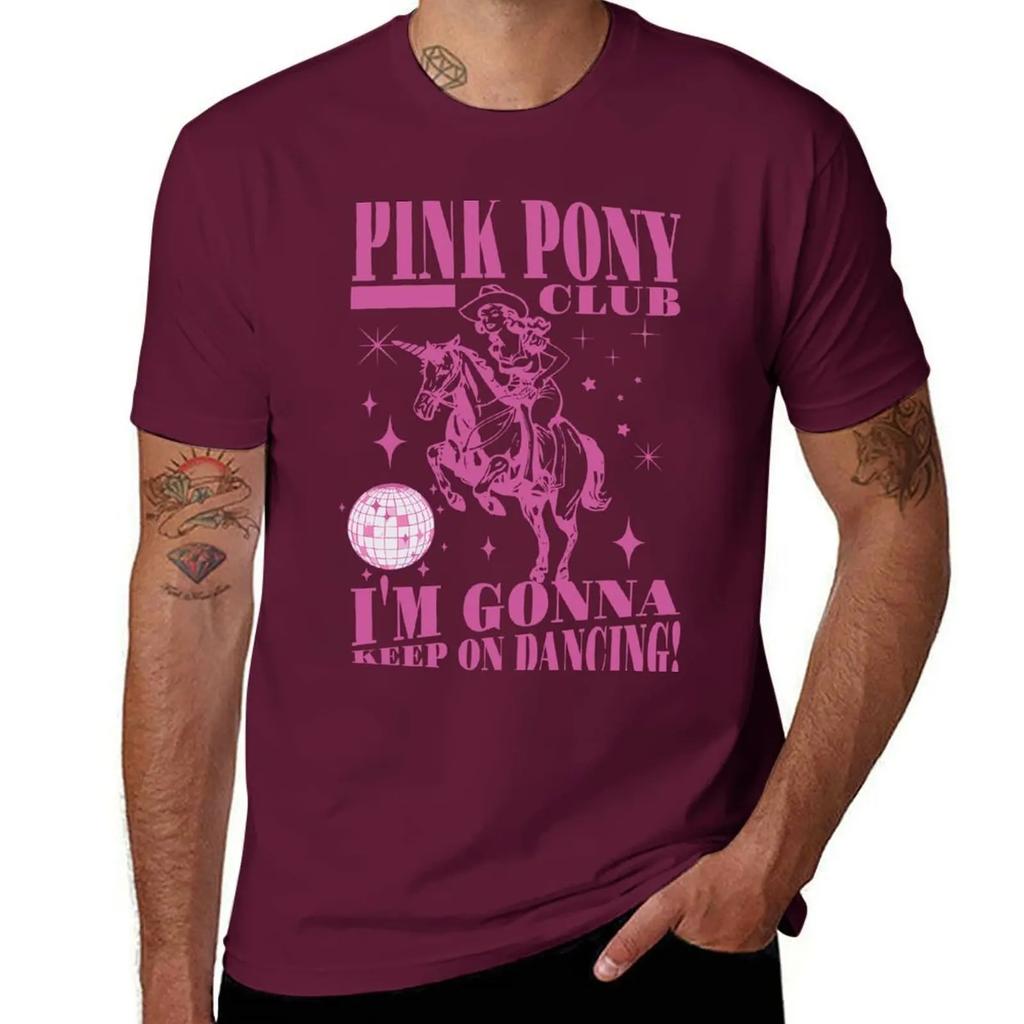 Chappell Roan Pink Pony Club T-Shirt anime tshirt Blouse summer tops men t shirt