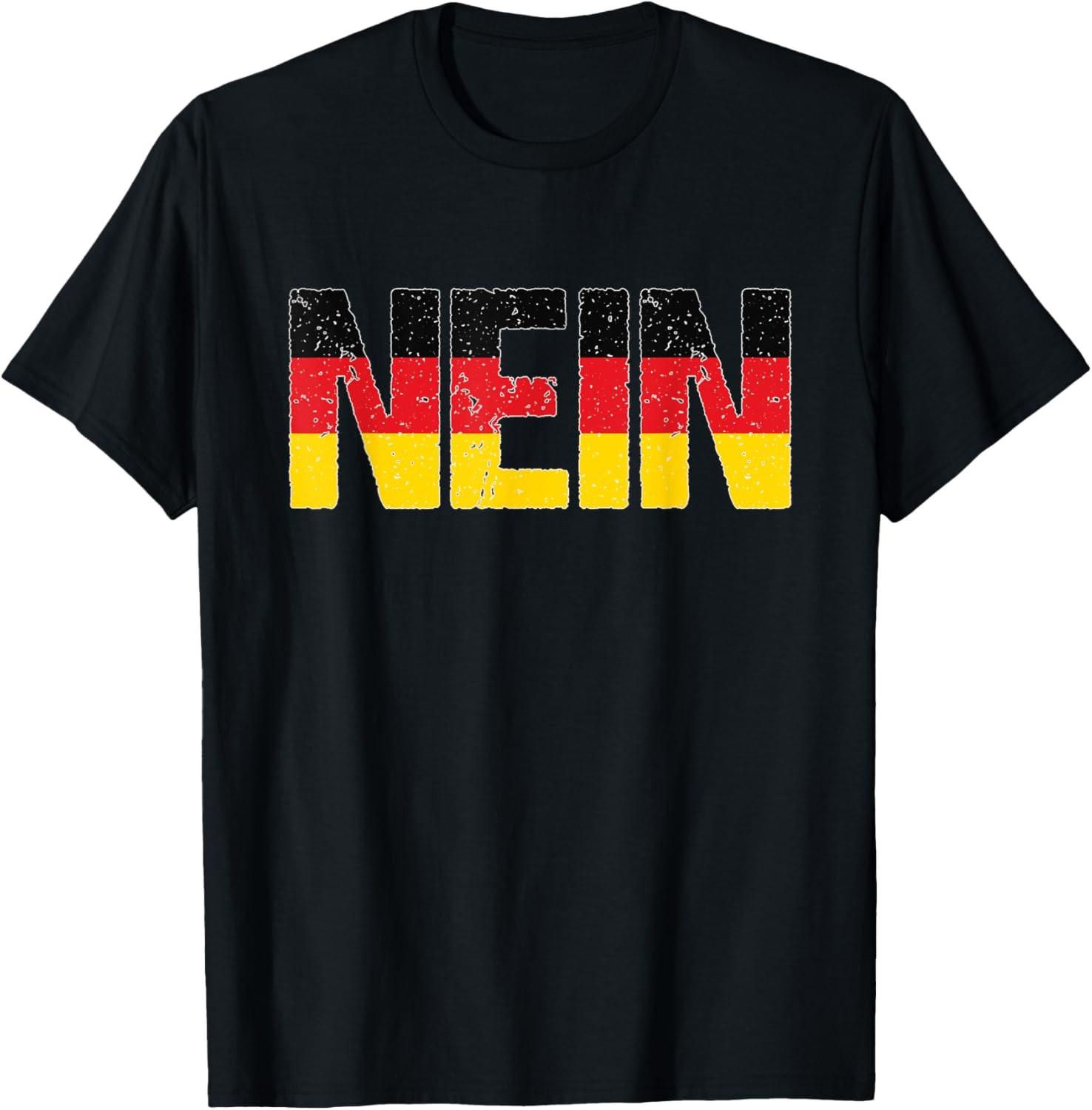 Germany Flag Colors NEIN No Saying Oktoberfest Gift T-Shirt S разноцветный