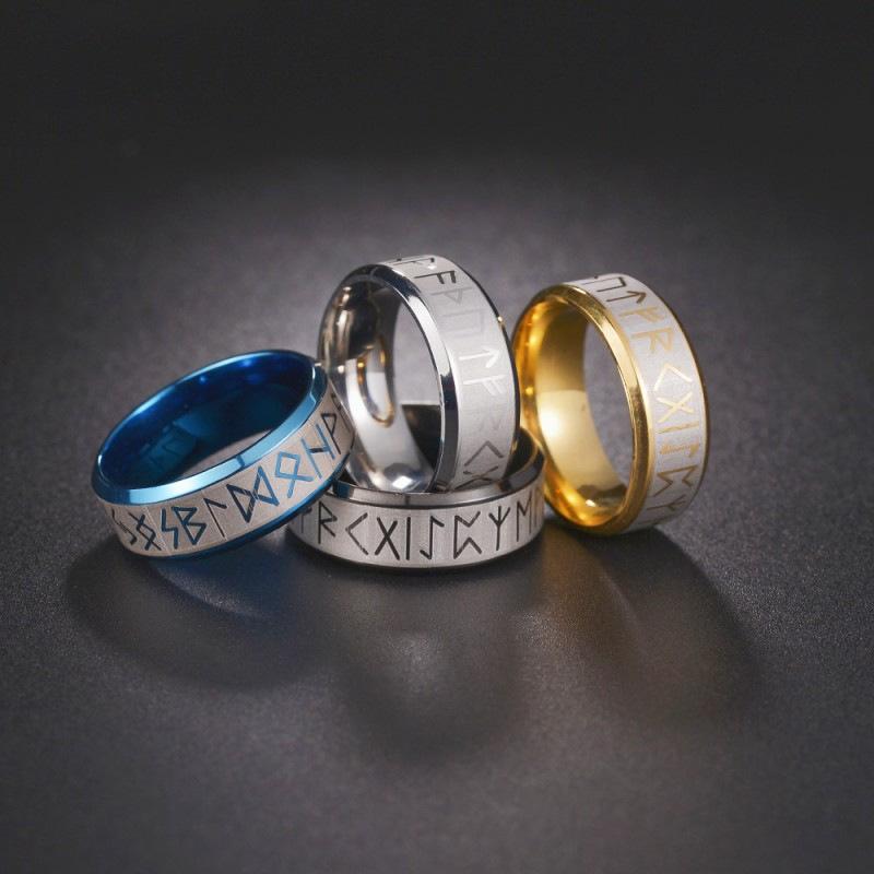 Norse Mythology Viking Rune Men's Ring