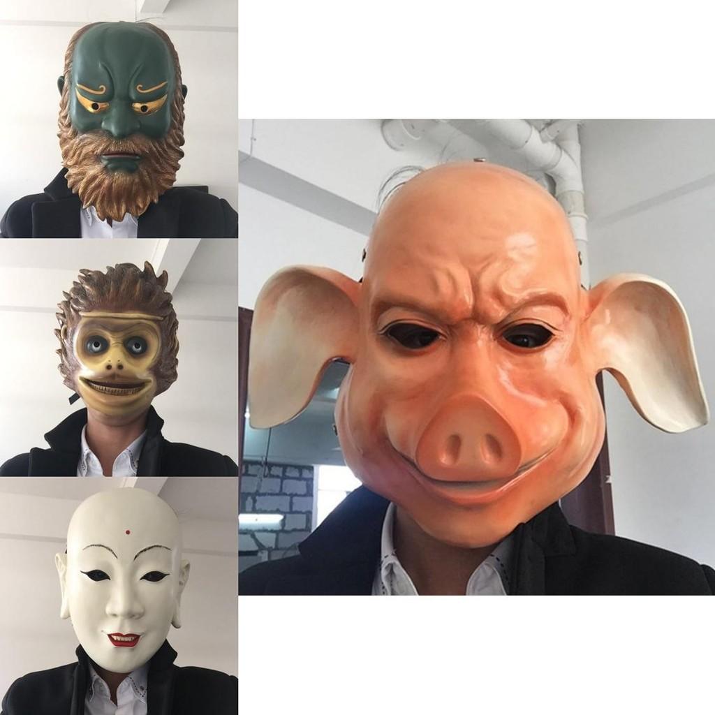 Einzigartige Harzgefertigte Affenkönig Sun Wukong Maske für Halloween-Party oder Cosplay-Veranstaltungen