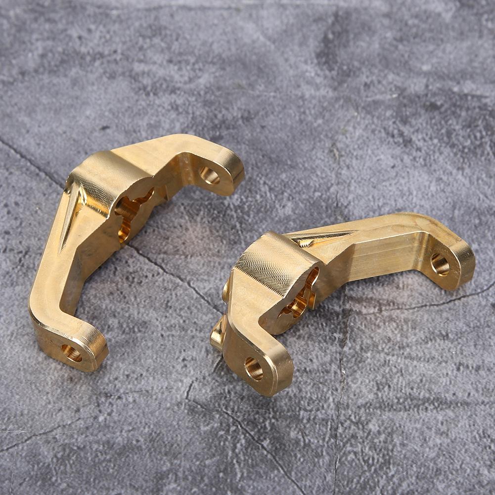 2pcs Brass Front C Hub Caster Mounts RC Accessories Fit for Redcat Gen8 Scout II 110 Crawler