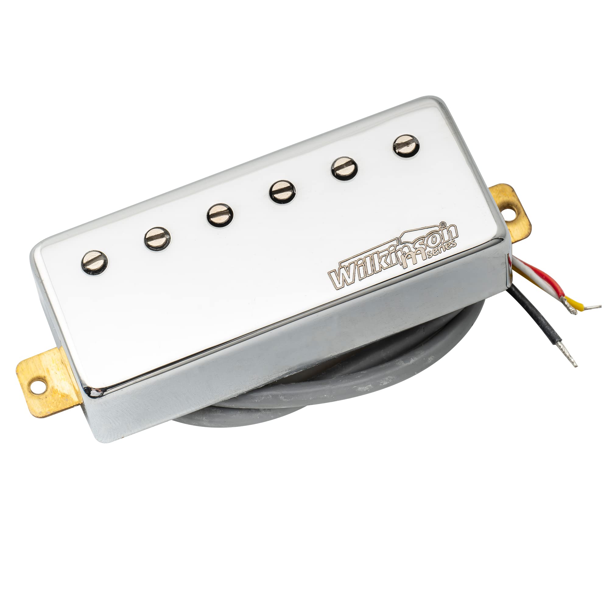 

Wilkinson M Series Ceramic Guitar Pickup, Mini Humbucker Neck, for Les PaulFirebird, Chrome