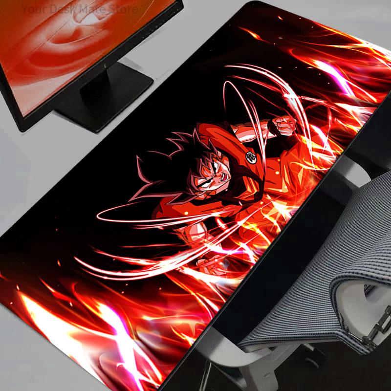 Dragon Ball Z DBZ Mouse pad Computer Speed type carpet mat for e-sports players Laptop Keyboard Mousepad Office Desk Mat rug