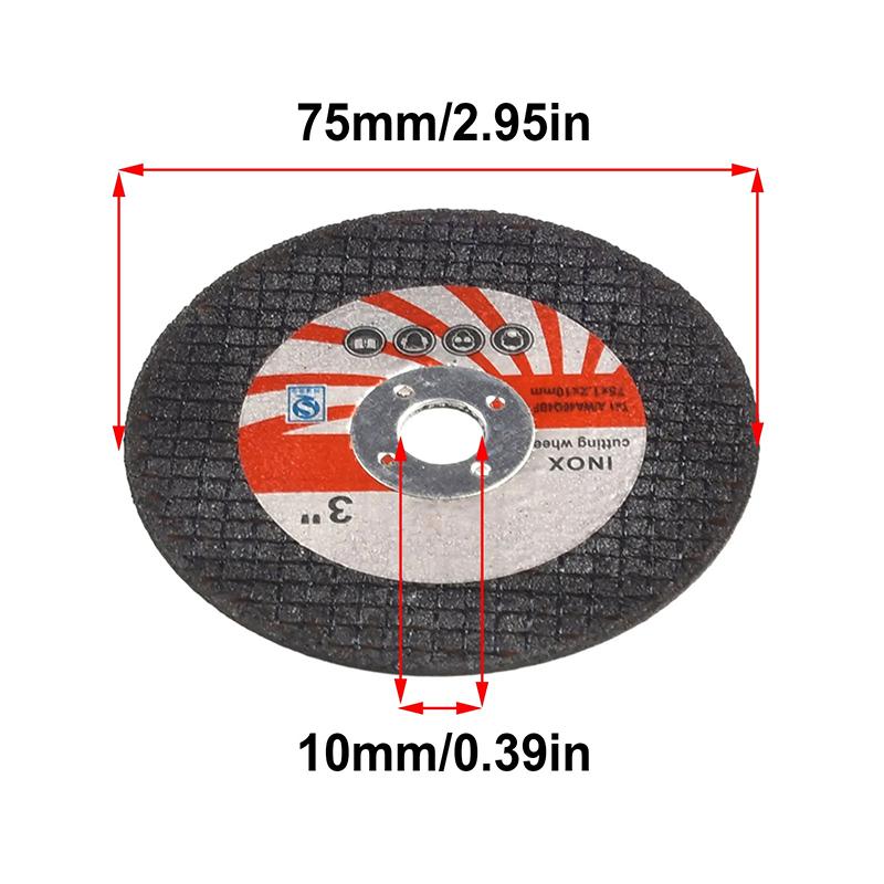 5Pcs 75Mm Cutting Disc For Angle Grinder Metal Circular Saw Blade Grinding Wheel For Cutting And Polishing Ceramic Tile Stone