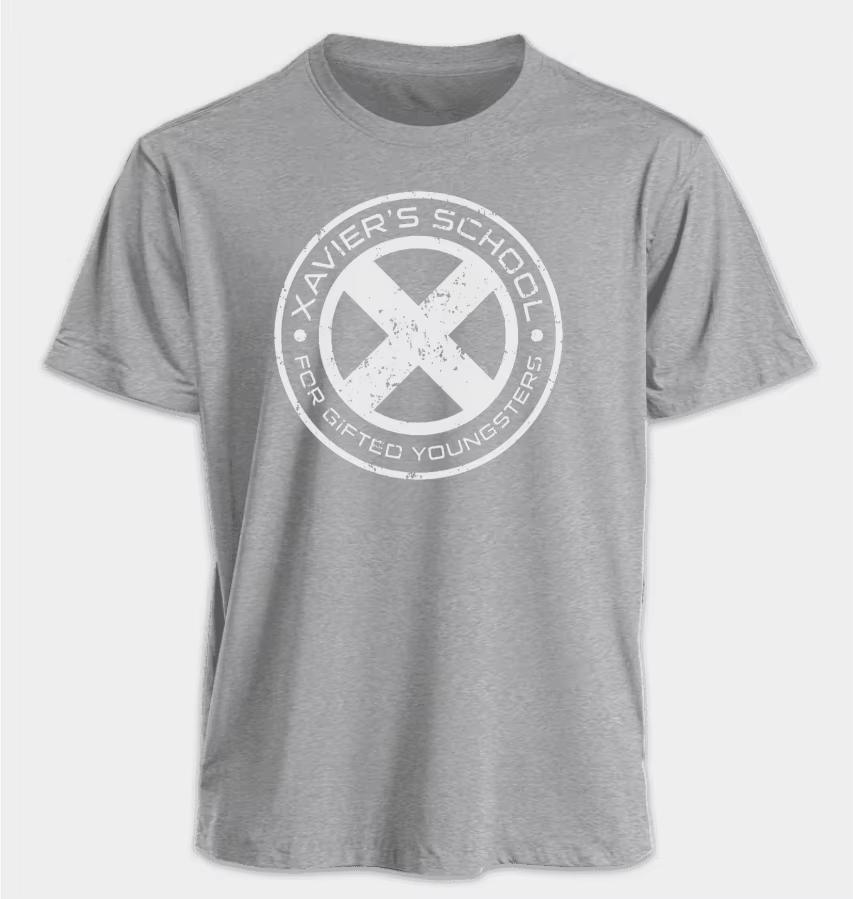 2026 Marvel Men and Women Tshirts XMen Xaviers School for Gifted Youngsters Summer American Spring and Autumn Short Sleeves