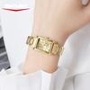 Skmei 2570 Elegant Fashion Women Quartz Watch Costume Stainless Steel Band Waterproof Rectangle in Stock Casual Watch Set