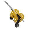 Garden Hose Reel Cart Yellow Hose Reel Cart Water Hose Cart Holds 80m of Water Pipe