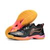 Li Ning Sports Comfortable Shock Absorbing Wear Resistant Low Top Badminton Shoes Unisex Shoes Black AYZV001-3