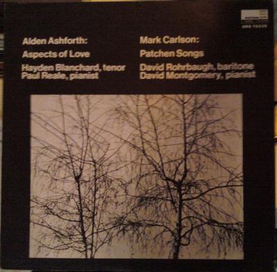 LP Record ALDEN ASHFORTH / MARK CARLSON - Aspects Of Love / Patchen Songs ORS78335 Orion 1979 US Classical Used
