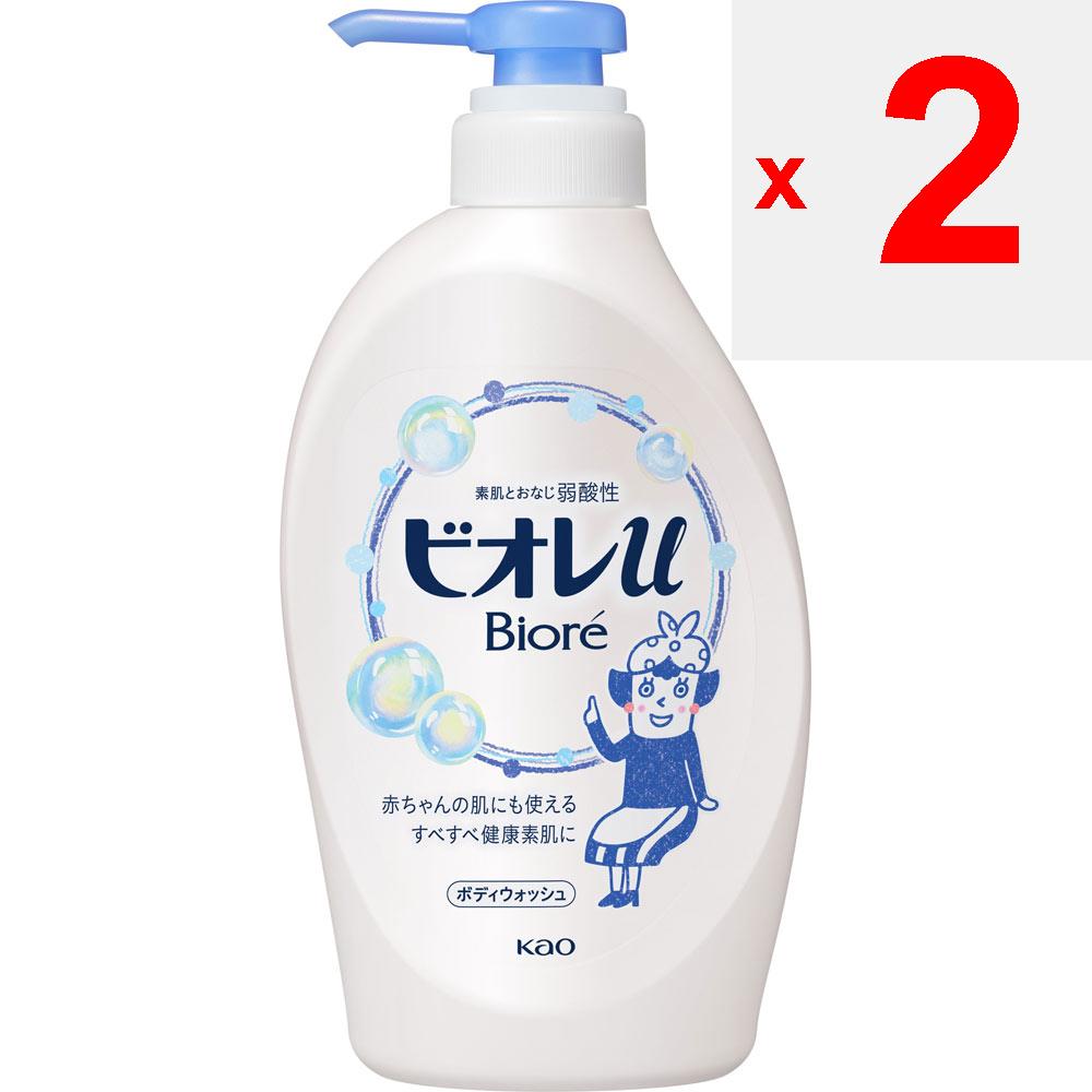 KAO Biore u Pompka Biore-u 480 ml do zastosowań ogólnych (Biore II) Mydło do ciała Nanieś odpowiednią ilość mydła na wilgotny ręcznik lub gąbkę, spień i umyj, a następnie
