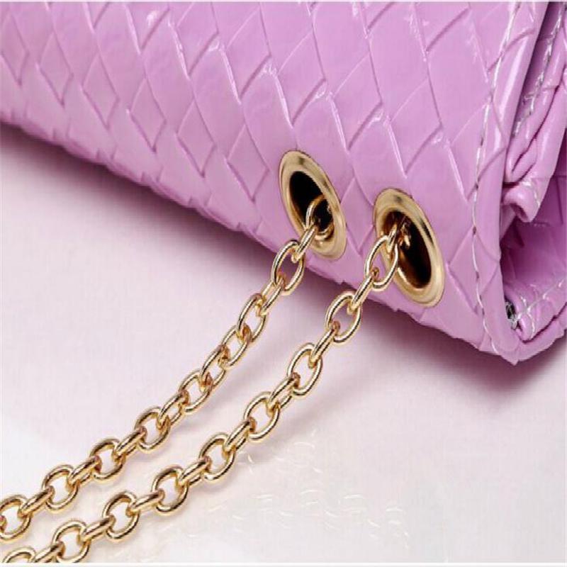 Damentasche, modische Lingge-Kette, Handtasche, kleine quadratische Tasche, One-Shoulder-Crossbody-Tasche