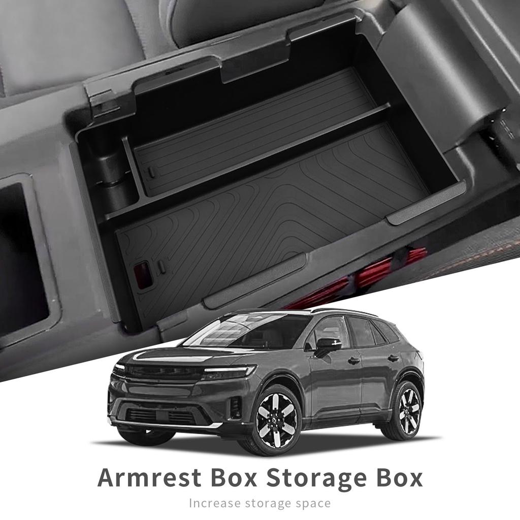ZAG1 for Honda Prologue/Acura ZDX 2024 2025 Center Console Armrest Storage Box Tray Organizer Car Interior Accessories Black