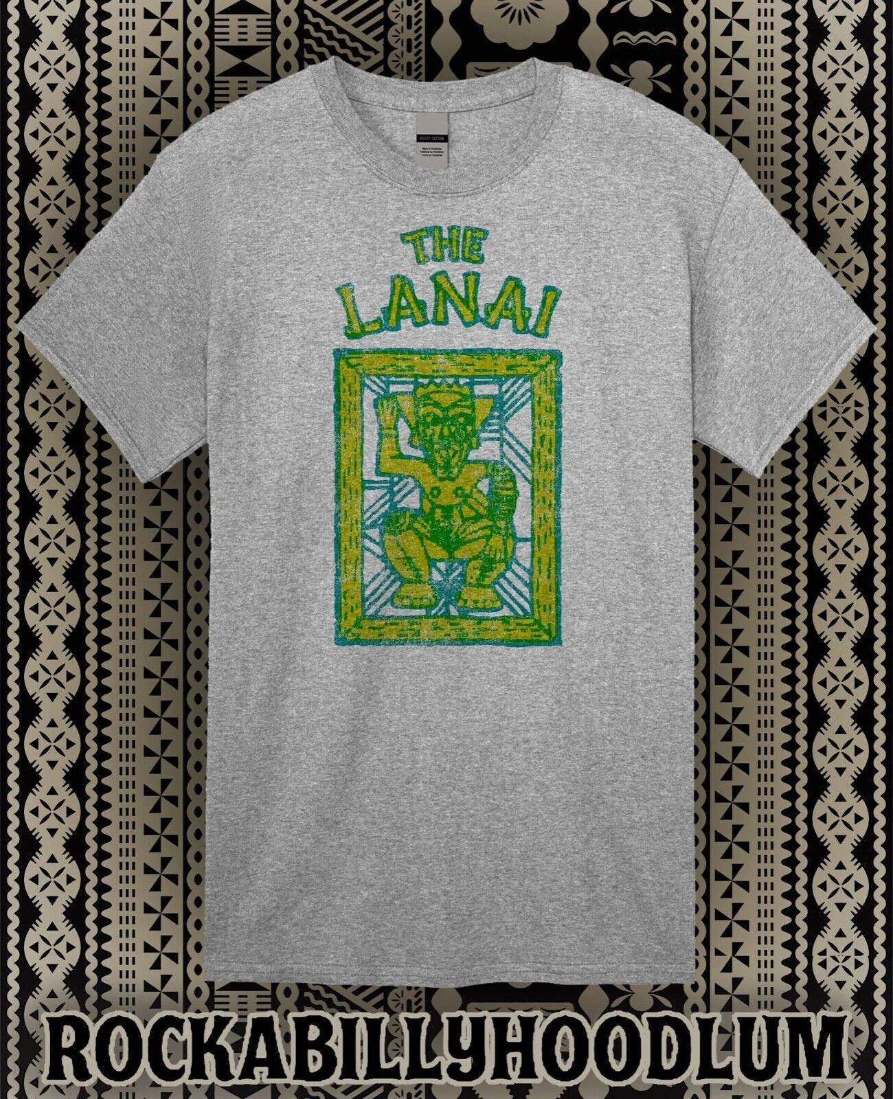 Retro Tiki Art Tee T Shirt Mug Bar Restaurant The Lanai Polynesian S