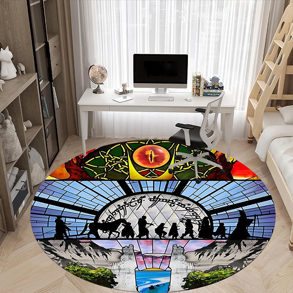 1 stuks Stranger Things Stoelkussen voor Kantoor, Antislip, Zacht en Duurzaam Kantoortapijt voor Interieurdecoratie