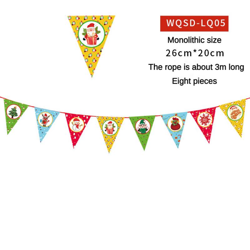 Christmas Banner 2024 Merry Christmas Decorations For Home Garland Santa Claus Navidad For Xmas Gift Noel Decor New Year 2025