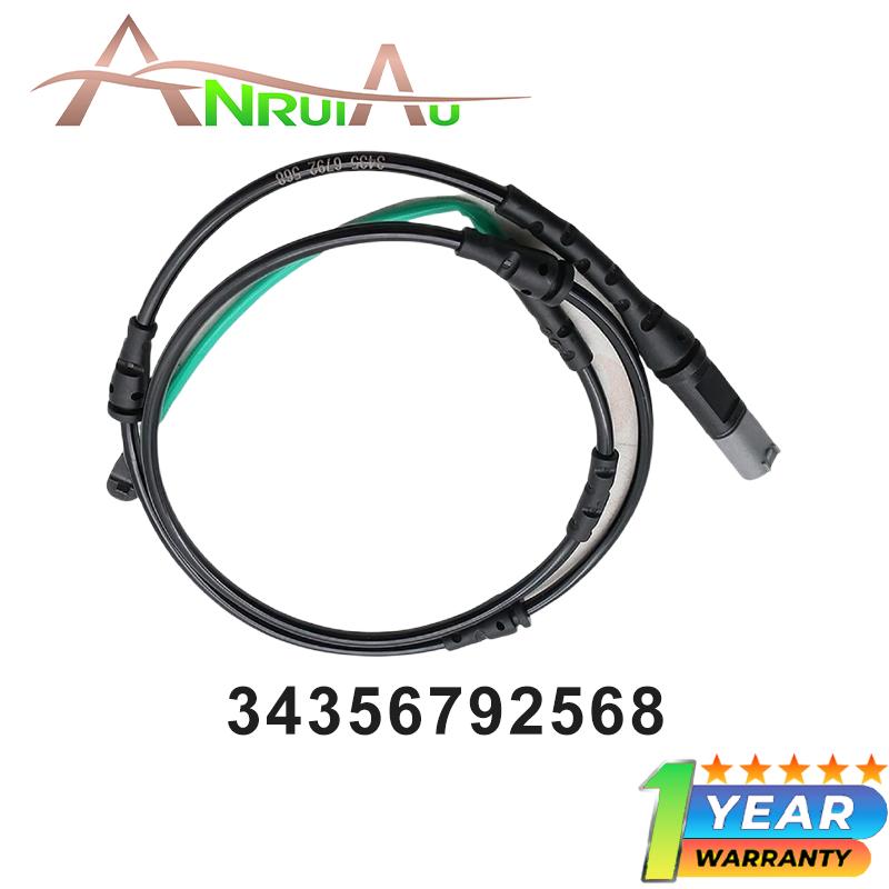 New 2PCS Front & Rear Brake Pad Wear Sensor 34356792568 34356792571 For 2010– BMW X5 E70 E71 E72 F15 F16 G05 G06