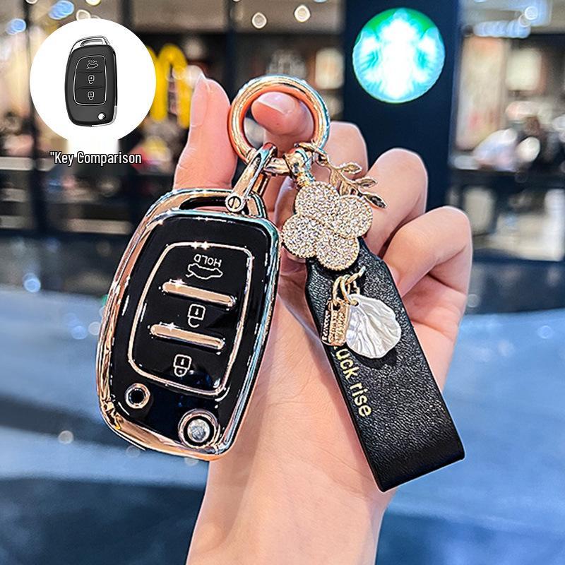 Beijing Hyundai Elantra, New Verna, Celesta Folding Key Cover for Women