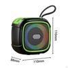 Portable BT Speaker TF USB Playback Powerful Subwoofer Practical with Phone Holder Rbg