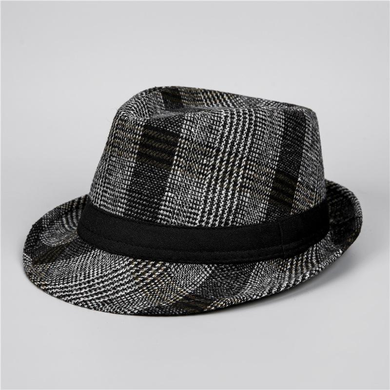 Hat Men's Spring and Autumn Top Hat Grandfather Autumn and Winter Jazz Hat Retro Gentleman Hat for Elders