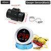 Car Water Temperature Gauge With 10mm Temp Sensor Car Digital LCD Temp Display For Car Truck Boat With 26~40mm Adapter (Option)