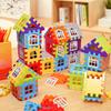 Kids Educational Block Puzzle, 50/70/100/140Pcs, Portable Plastic Toy for Ages 3+ Brain Training