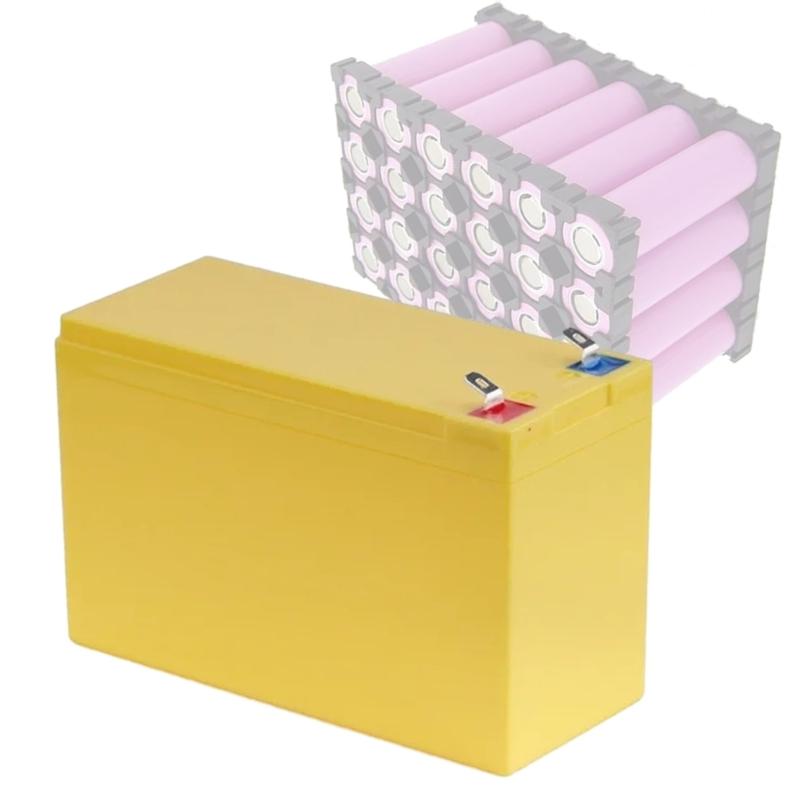 12V 7Ah Batteriegehäuse Halter 18650 Zellen Nickelstreifen Batteriespeicherbox DIY Pack Kunststoff Organizer Zubehör