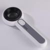 Practical Rechargeable Jewelry Magnifying Glass with High Power Lens and Light Functionality Handheld Loupe ABS Texture