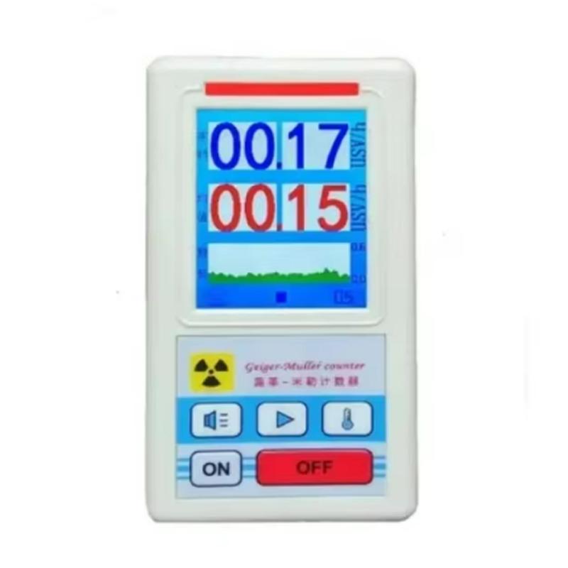 BR-6 Geiger Sayacı Nükleer Radyasyon Dedektörü Kişisel Dozimetre X-ışını Beta Gama Dedektörü LCD Radyoaktif Test Cihazı Mermer Aracı
