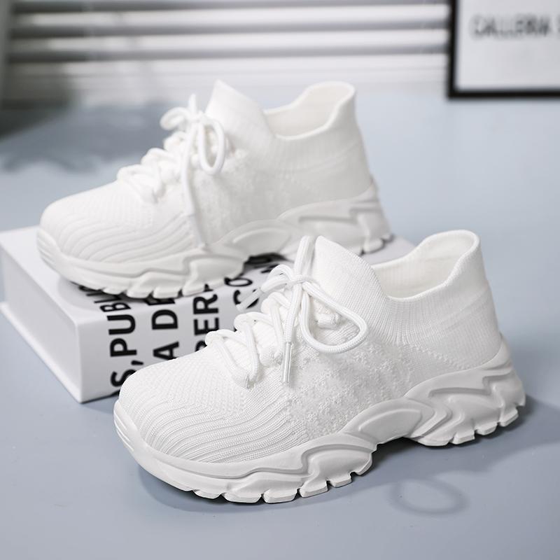 Fashion Sports Women's Shoes Sizes 35-40 Girl Student Comfortable Fashionable RED Shoes Summer Mesh Breathable Single Shoes