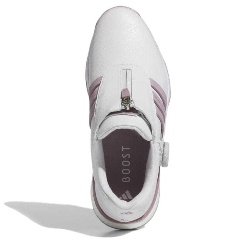 Adidas Tour360 Cushioning Wear-Resistant Low-Top Golf Shoes Women's Purple White Sneakers IG8122