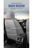 Premium Nappa Leather Car Seat Cushion, Stain-Resistant, Breathable, Full Coverage for All Seasons