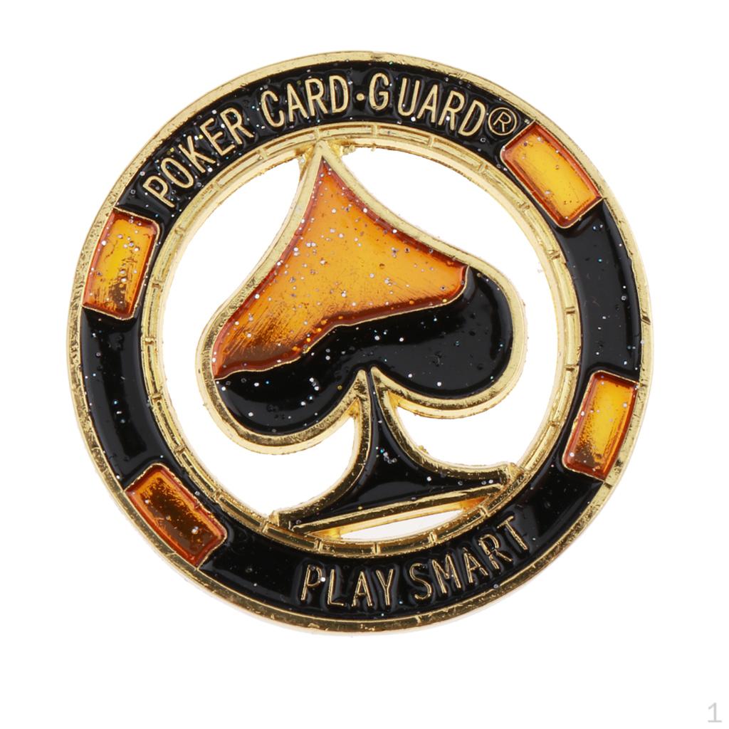 Hand Protector Metal Coin Poker Chip Card Guard Casino Accs A