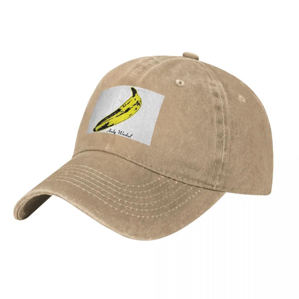 Andy Warhol Banana Velvet Underground Baseball Caps Snapback Denim Hats Casquette Streetwear Baseball Cowboy Hat for Unisex Women