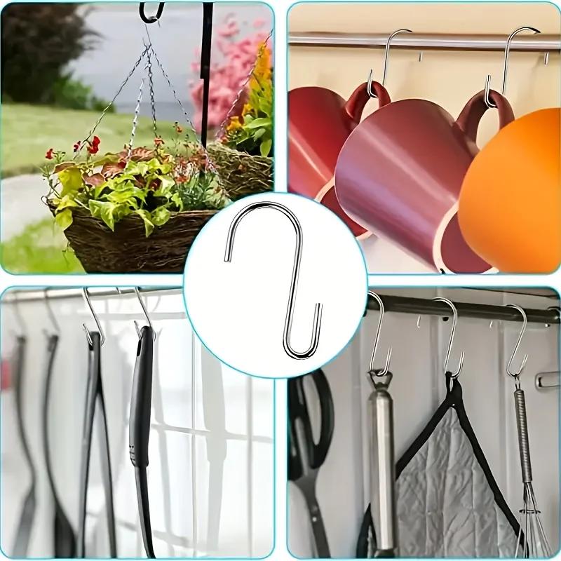 Heavy-duty door hanging plant hooks, garden hanging bracket hooks, suitable for indoor and outdoor plant hanging, bird feeders