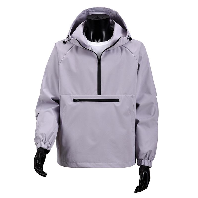 Men s Hooded Workwear Jacket: Versatile Autumn 2025 Casual Fashion XS