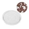 Silicone Tray Molds Epoxy Resin Molds Round Fruit Dish Moulds Silicone Material