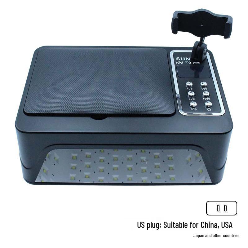 Portable Cross-Border Nail Lamp with UV/LED Dual Light for Quick-Dry, Wearable, Special Nail Phototherapy