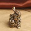 Fu Character Zinc Zinc Alloy Elephant Wealth Texts Elephant Miniatures Lucky   Desktop