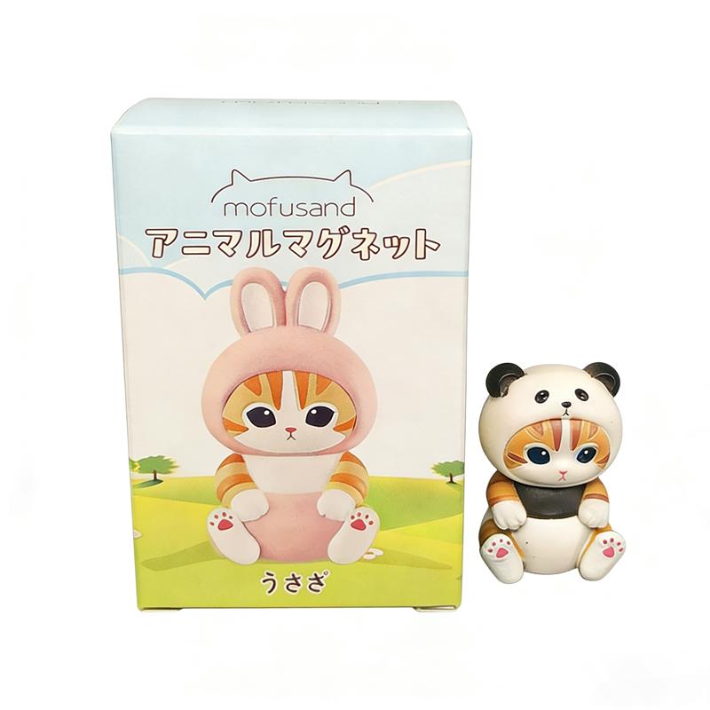 4cm Mofusand Action Figure Set, Animal Headband Doll Blind Box, Cute Anime Children's Toy Model Ornament Birthday Gift
