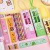 5 In 1 Pencil Set Portable Stationery Prize Cute Cartoon Stationery Gift Box Set School Supplies Writing Tool Stationery Set