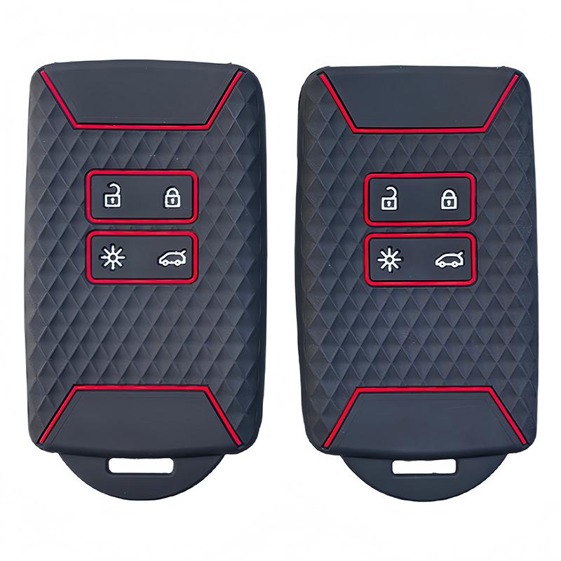 Silicone Car Key Case Cover Shell For Dacia Logan Sandero Duster Lodgy Spring Jogger For Renault Captur Kadjar Koleos
