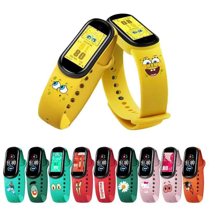 Silikonarmband für Xiaomi Mi Band 3/4/5/6 Verstellbares und bequemes Armband für Sport