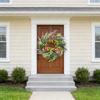 Spring Wreath for Front Door 22'' Artificial Flower Wreath for Wall Wedding Party Home Decorations for Indoor Outdoor