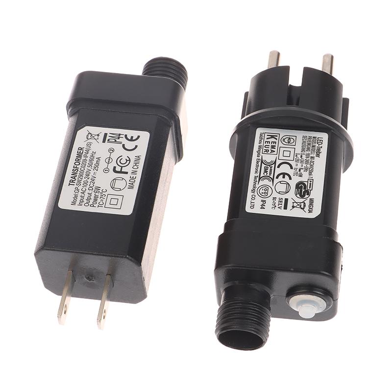 Wechselstrom 220V auf 24V/31V Gleichstrom 6W 8 Funktionen LED Lampentreiber EU US UK Stecker Schalter Adapter IP44 Wasserdicht Laser Beleuchtungszubehör