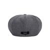 VARZAR Logo Easy Fit Newsboy Cap Gray