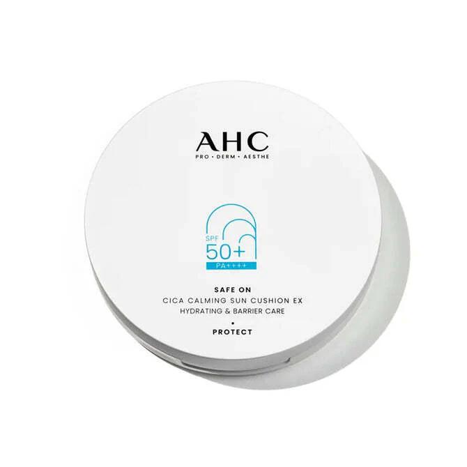 

AHC Safe On Cica Calming Sun Cushion SPF50+ PA++++, Kbeauty, корейская косметика, образец