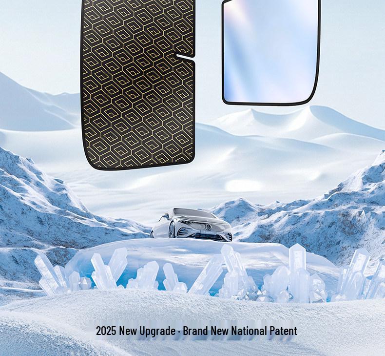 Car Windshield Sunshade Umbrella: Heat Insulation, Blackout Curtain, Sun Protection for Small Cars