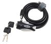 PALMY Wire Lock with Dust X Black P-555 Cover, 8 1800mm,